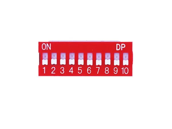 Dip Switch de 10 posiciones