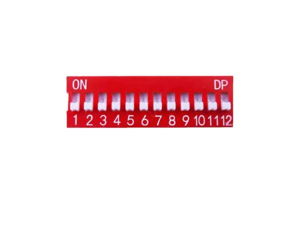 Dip Switch de 12 posiciones