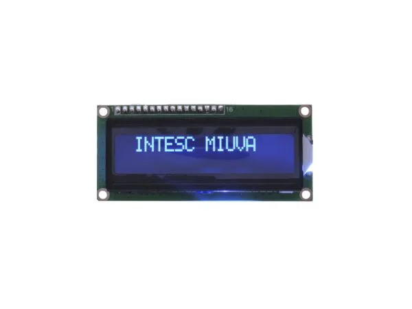 LCD Azul con fondo Negro