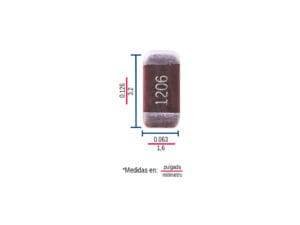 Capacitor Cerámico CC1206GRNPO9BN220