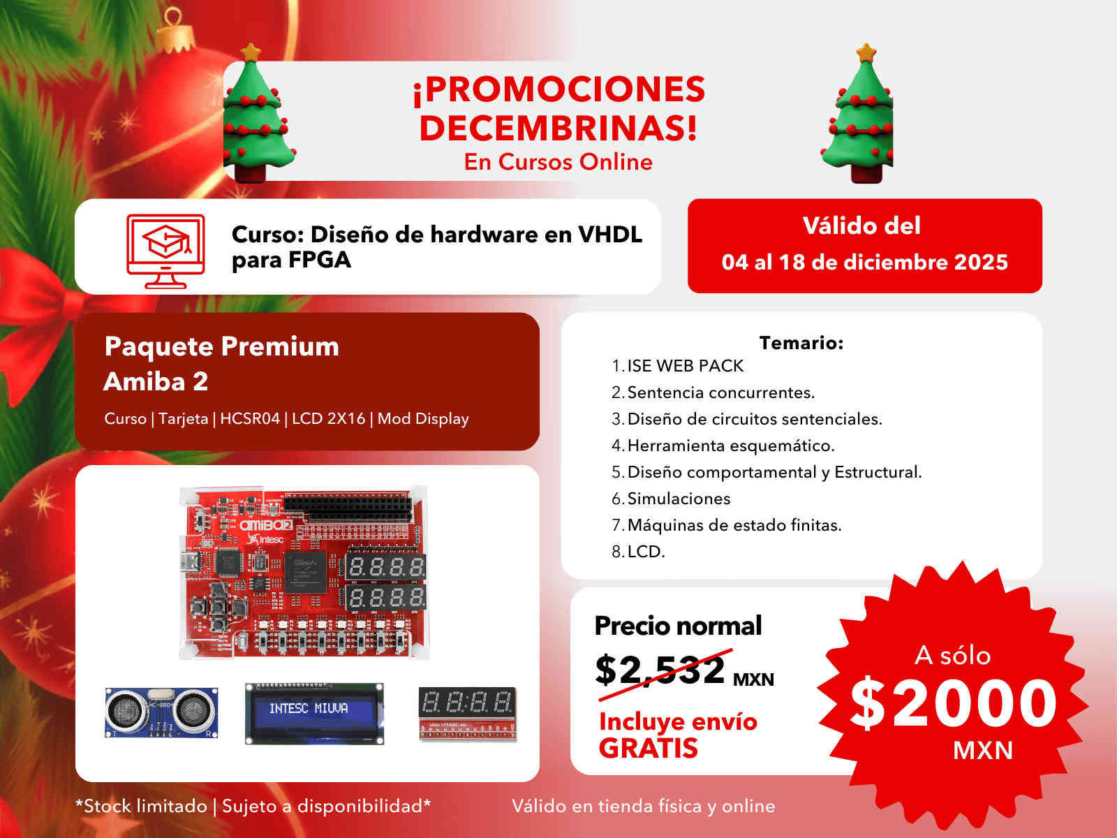 Curso Premium de Diseño de Hardware en VHDL con Amiba 2