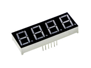 Display de 7 segmentos X4 azul