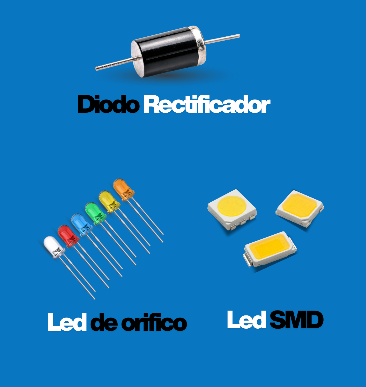 Diodos, LEDs y LED SMD
