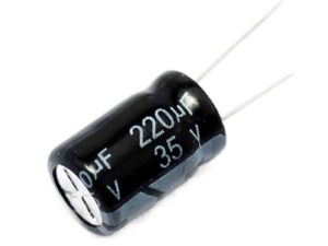 Capacitor Electrolítico de 220uF 35V